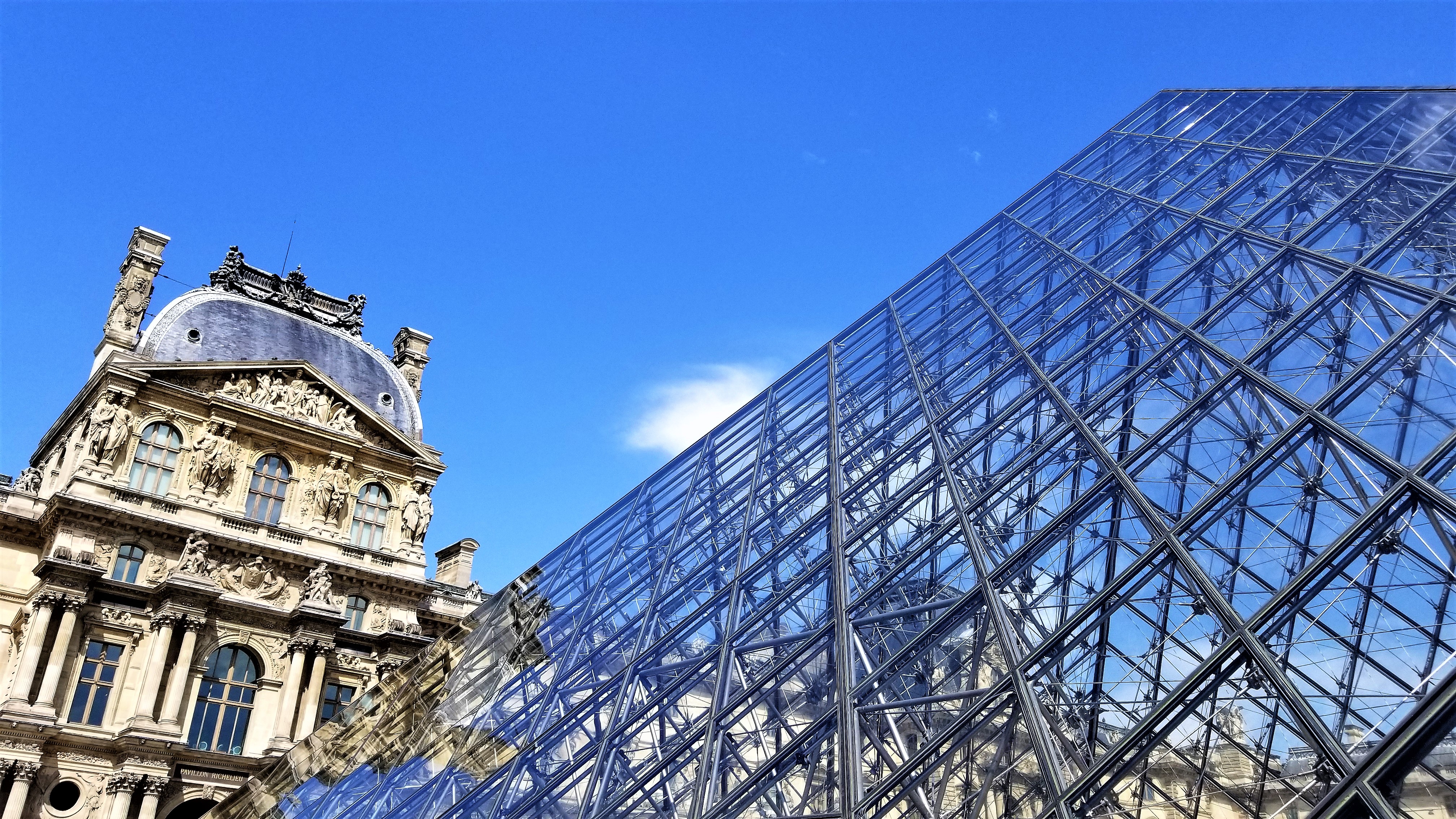 Gorgeous Day at Louvre