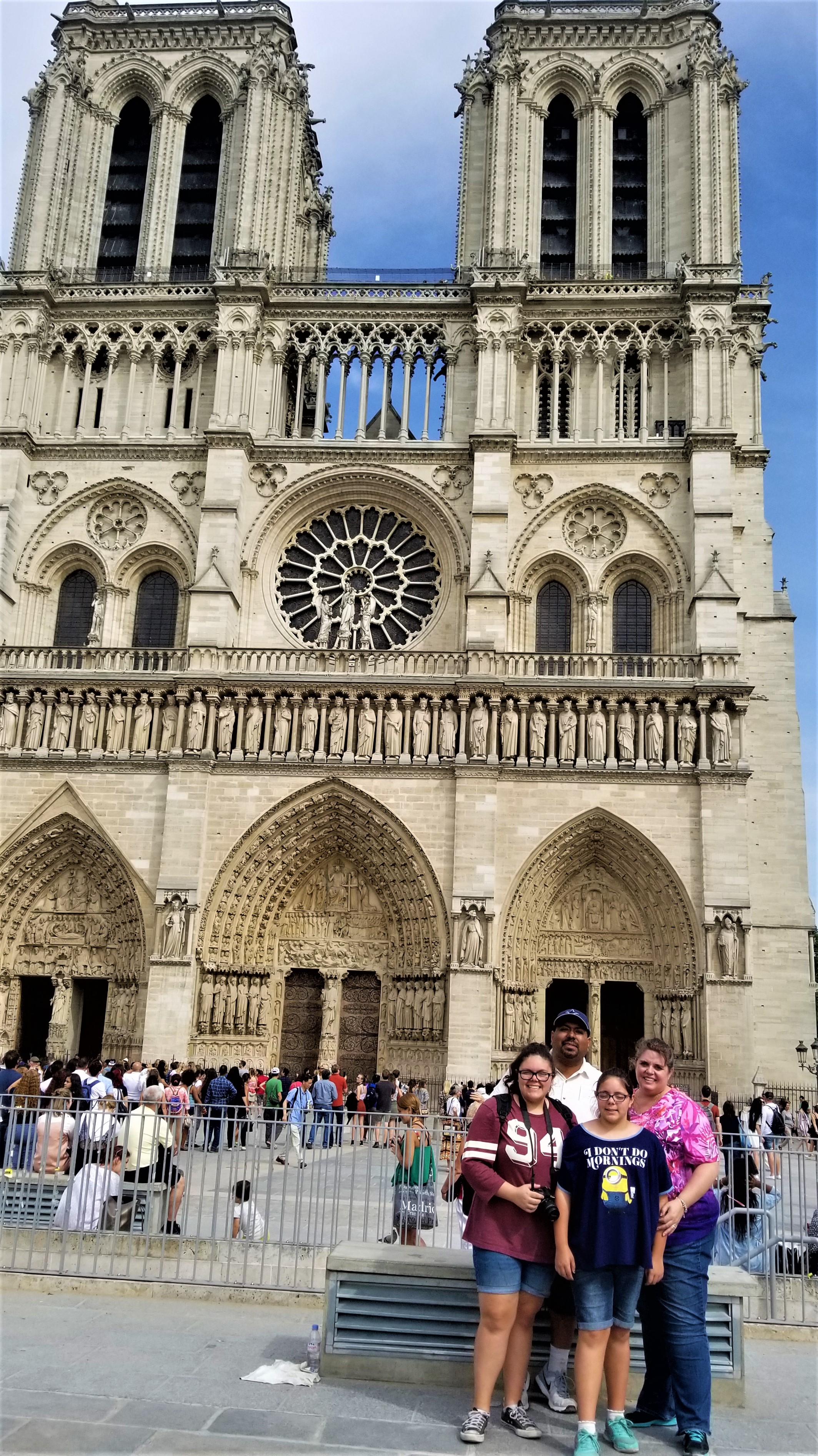 Front of Notre Dame.